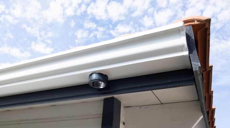Repaired Gutter Seam